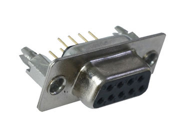 9 Pin DBs D SUBVENTION Leiterplatte Material des Pin-Verbindungsstück-doppeltes Reihen-Schwarz-PBT