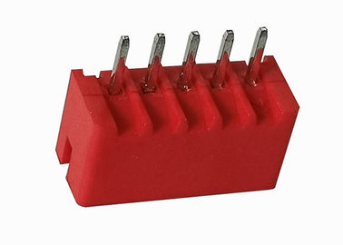 Druck-Schweißens-rechtwinkliger weiblicher Titel 2.0mm Pin 5 für PWB-Brett-Rot