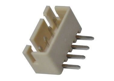 Vergolden-Oblate 4 Pin-Titel-rechtwinkliges weibliches Titel-Verbindungsstück-Weiß