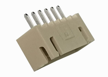 Horizontales Oblaten-Verbindungsstück PBT, Hochgeschwindigkeitsdraht mit 6 Pin zum Leiterplatten-Verbinder