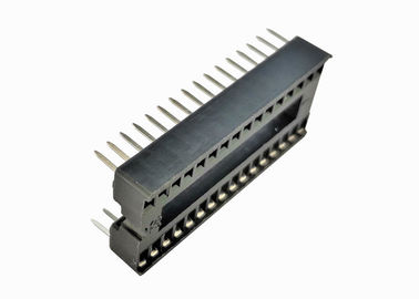 gegenwärtige Bewertung des 1.778mm Neigung IC-Sockel BAD quadratische Loch Pin-Titel-Verbindungsstück-3A