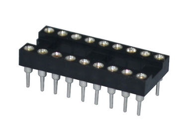 Rundes Sockel 18P des Loch-2.54mm IC gerader Pin-Titel-Verbindungsstück 180 Grad