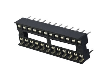 Sockel 2.54mm der quadratisches Loch-gerader integrierten Schaltung 24 Pin-Verbindungsstück