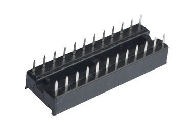 Sockel 2.54mm der quadratisches Loch-gerader integrierten Schaltung 24 Pin-Verbindungsstück
