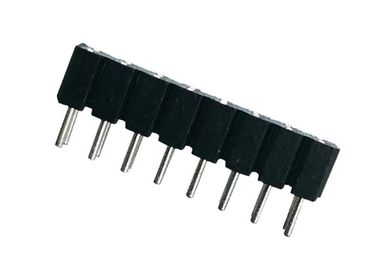 Maschinell bearbeitet ringsum weibliches Pin-Titel-Verbindungsstück BAD PPS 2.54mm 180° UL94V 0