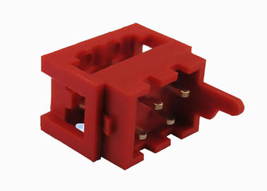 Hohe Zuverlässigkeit kerbte IDC-Verbindungsstück 1.27mm männlichen Isolator Pin-Titel ULs 94V 0