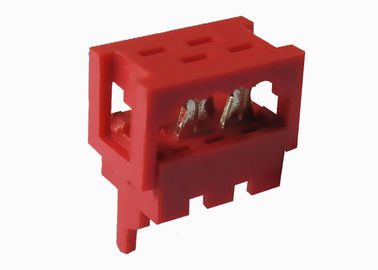 Hohe Zuverlässigkeit kerbte IDC-Verbindungsstück 1.27mm männlichen Isolator Pin-Titel ULs 94V 0