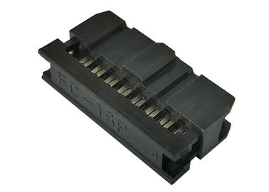 16 Pin weibliche IDC Lötmittel-Beendigung der Draht-Leiterplatte-Bandkabelstecker-2.54mm