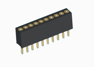 PWBs einzelne Neigung des Reihen-weibliche Titel-1.27mm gerade 2-Ampere-gegenwärtige Bewertung