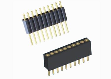 PWBs einzelne Neigung des Reihen-weibliche Titel-1.27mm gerade 2-Ampere-gegenwärtige Bewertung