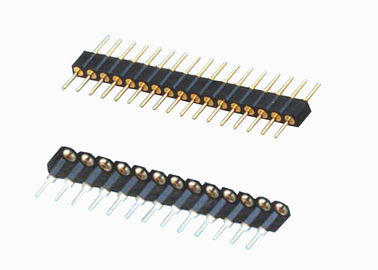 Einzelne Reihen- vonweiblicher Titel 17 Pin 180 Grad-Art Umweltschutz