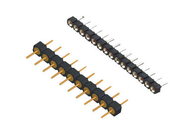2.54mm durch Loch Pin-Titel-einzelne Reihe 180 Grad BAD Art 10 Pin-Verbindungsstück