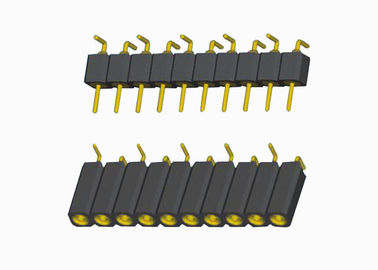 2.54mm runder Frau Pin-Titel-einzelne Reihen-männliche und weibliche Titel SMT-Art