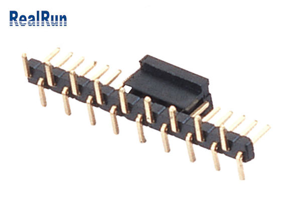 Neigungs-männliches Titel-Verbindungsstück UL94V-0 SMTs SMD einzelne Reihen-9P 1.0mm
