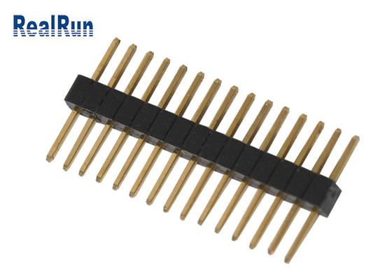 15 Polen 0.75A PA6T 0.3mm Terminal-Pin Header Connector