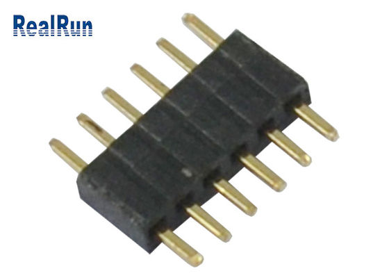 6 Neigung 1*6 der Positions-1.0mm Pin 0.75A Pin Header Connector
