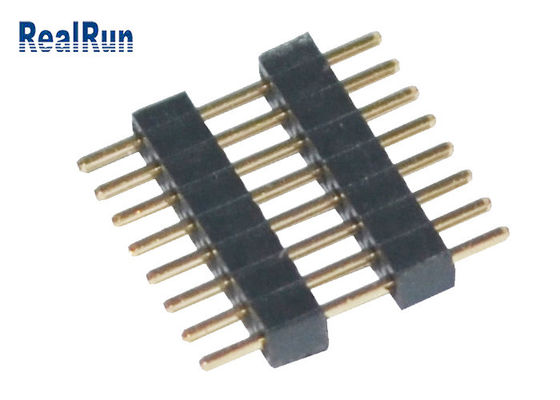 Stapelbarer 1*8 Pin PA6T 1.0mm durch Loch-Titel-Verbindungsstück