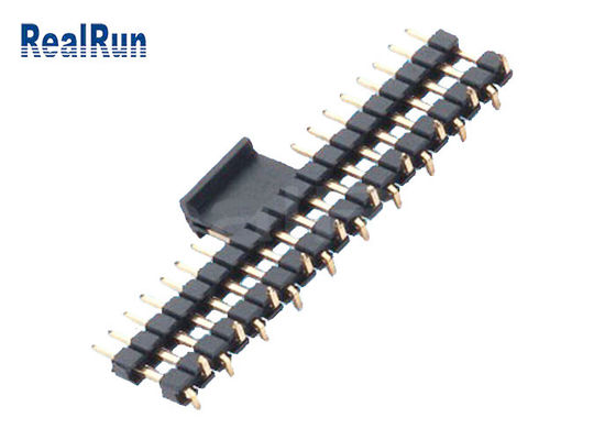 Einzelne Neigung 1x20P Pin Header Connector der Reihen-PA6T 1.0mm