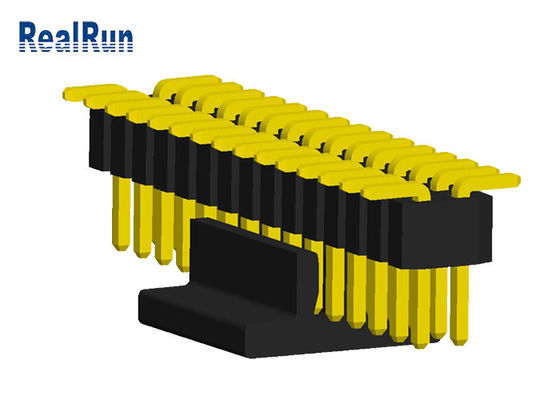 Doppelreihe Pin Header SMTs 0.75A 1.0mm Neigungs-PA6T UL94V-0