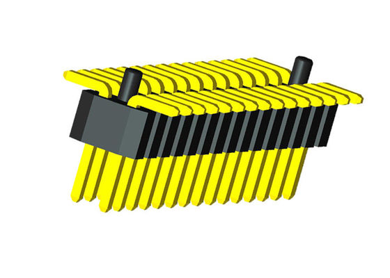 1.0mm Neigungs-Doppelreihe SMT Pin Header 0.75A mit Standort-Posten
