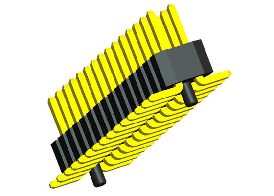 1.0mm Neigungs-Doppelreihe SMT Pin Header 0.75A mit Standort-Posten