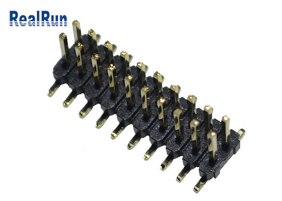 Doppelberg-Titel-Verbindungsstück der reihen-20P vertikales 500VAC 1.27mm SMD