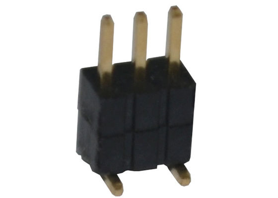 Vertikale 1A SMT SMD 1.27mm Neigungs-männliches Titel-Verbindungsstück PA6T