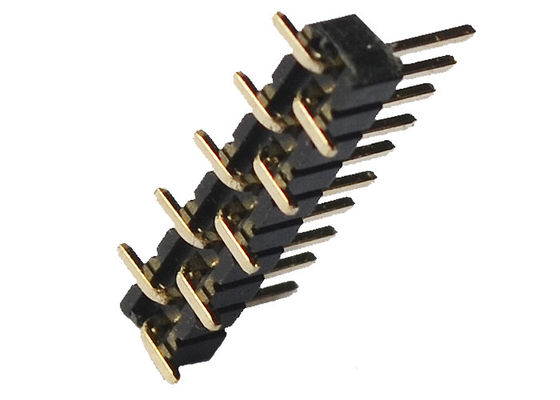 10pin einzelnes männliches Titel-Verbindungsstück der Reihen-500VAC PA6T SMD