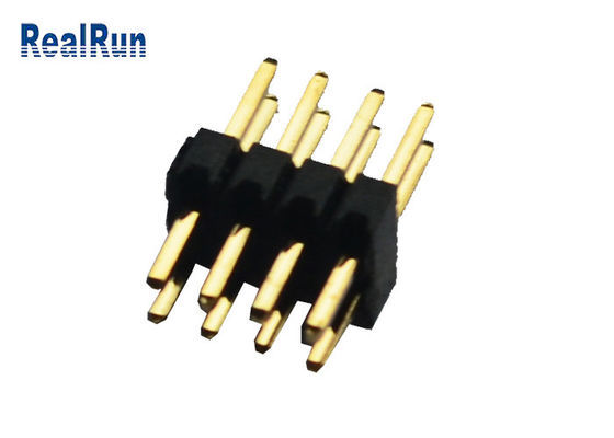Doppelplastik-PA9T PWB Pin Connector reihe UL-94V-0 1.27mm