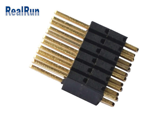 Höhe Pin Header Connector der PA9T-Isolator-Doppelreihen-1.27mm
