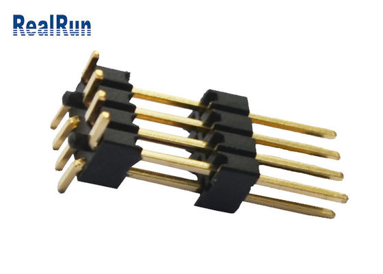 Neigung ULs 94V-0 Pin Header Connector 1.27mm mit Führungsstift