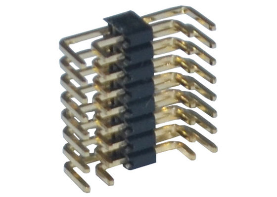 U-Art Doppelt-Reihen-Pin Headers 1.27mm PA6T 80P Neigung