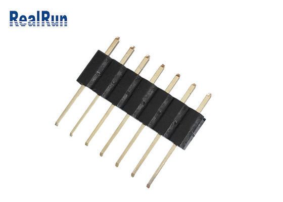 Gold überzog Reihen-Pin Headers 2.0mm des Bad-7pin einzelne Neigung
