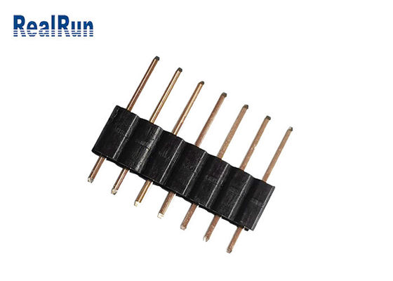 Gold überzog Reihen-Pin Headers 2.0mm des Bad-7pin einzelne Neigung