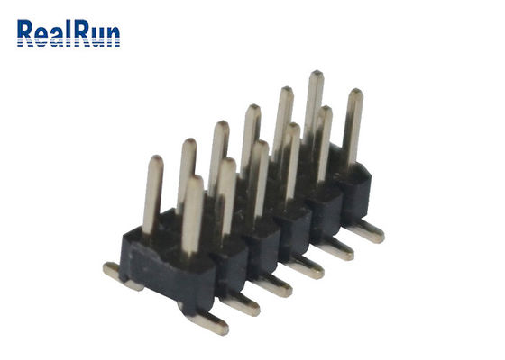 Schwarze 2.0mm Neigung PA6T 12 Pin Pcb Connector Dual Row