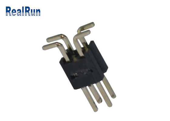 Schwarze 2.0mm Neigung PA6T 12 Pin Pcb Connector Dual Row