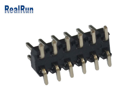 Schwarze 2.0mm Neigung PA6T 12 Pin Pcb Connector Dual Row