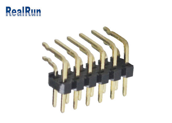 Pin Header SGS 2*6 Pin Dual Row PBT einzelner Plastik