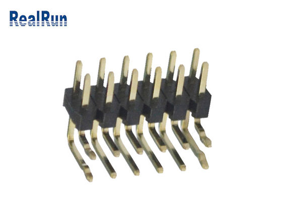Pin Header SGS 2*6 Pin Dual Row PBT einzelner Plastik