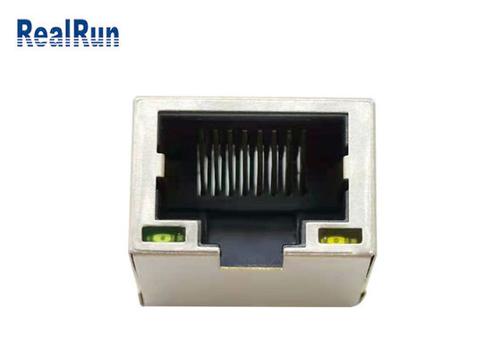 Modulares Jack Connector Right Angle With LED Licht 1.5A PWBs 8pin RJ45