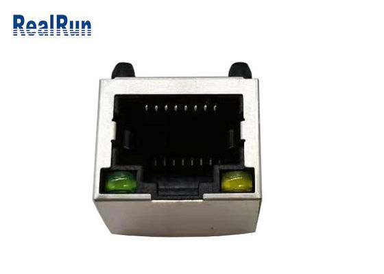 Modulare RJ45 Buchse PA46 8P8C PBT mit Metallschild