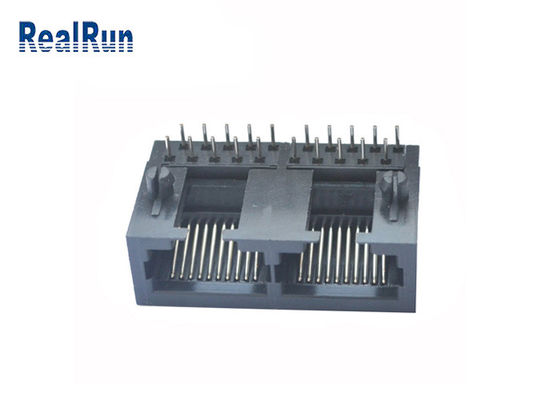Buchse PWBs modularer Jack PBT Rj45 Recht 10P10C RJ45