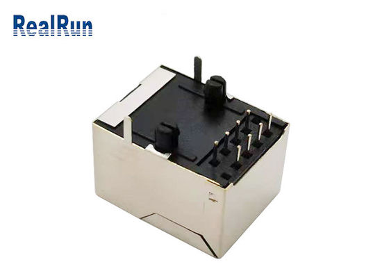 UL94-0 125V Rj45 Verbindungsstück-Metall schirmte 10P8C modulares RJ45 Jack ab