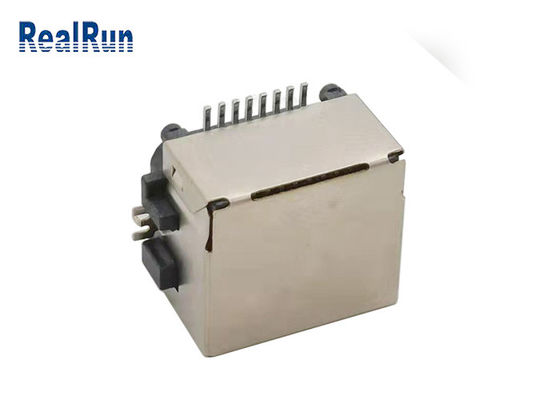 Verbindungsstück-Sockel LCP UL94V-0 Metall-Shells 1000VAC SMT 8pin Rj45