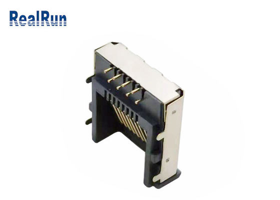 Metall schirmte modulares Stecker LCP Rj45 PWB-Verbindungsstück RJ45-SP-37 ab