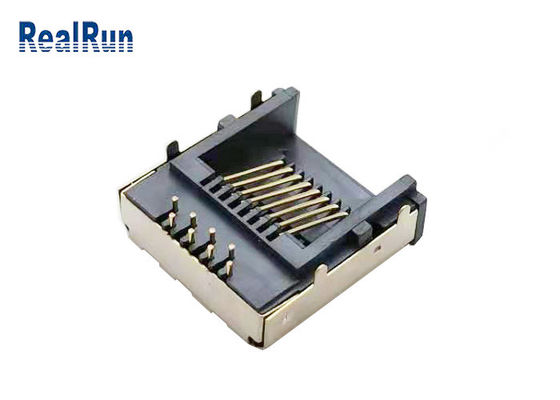 Metall schirmte modulares Stecker LCP Rj45 PWB-Verbindungsstück RJ45-SP-37 ab
