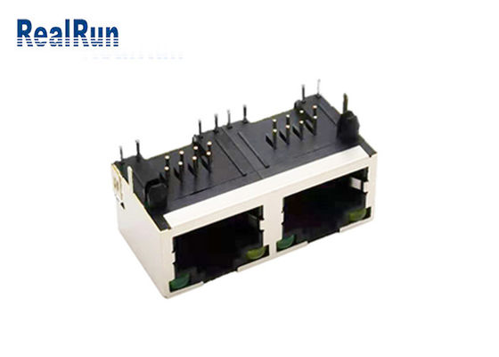 Verbindungsstück-modularer Jack SGS PWBs 8P8C RJ45 mit LED schirmte ab