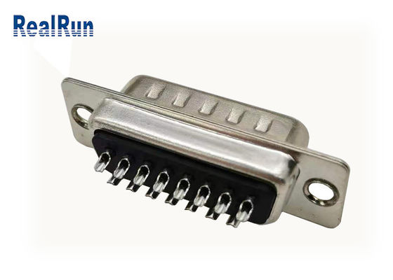 Subminiature Verbindungsstück 15 Pin D stempelte Kontakt gerades PBT