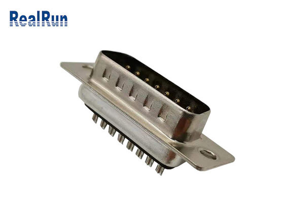 Subminiature Verbindungsstück 15 Pin D stempelte Kontakt gerades PBT