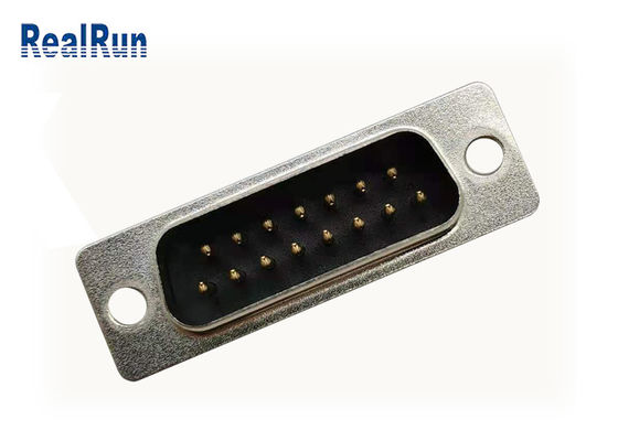 Subminiature Verbindungsstück 15 Pin D stempelte Kontakt gerades PBT